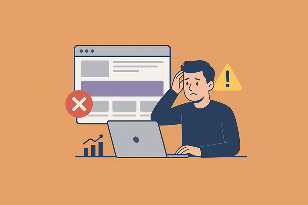 You are currently viewing اشتباهات رایج در طراحی سایت که باعث از دست دادن مشتری می‌شوند